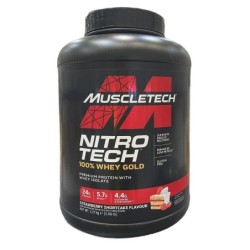 Nitro-Tech 100% Whey Gold Strawberry Shortcake 2270g MuscleTech