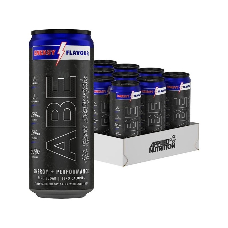 ABE Energy + Performance Cans, Energy 12 x 330ml Applied Nutrition