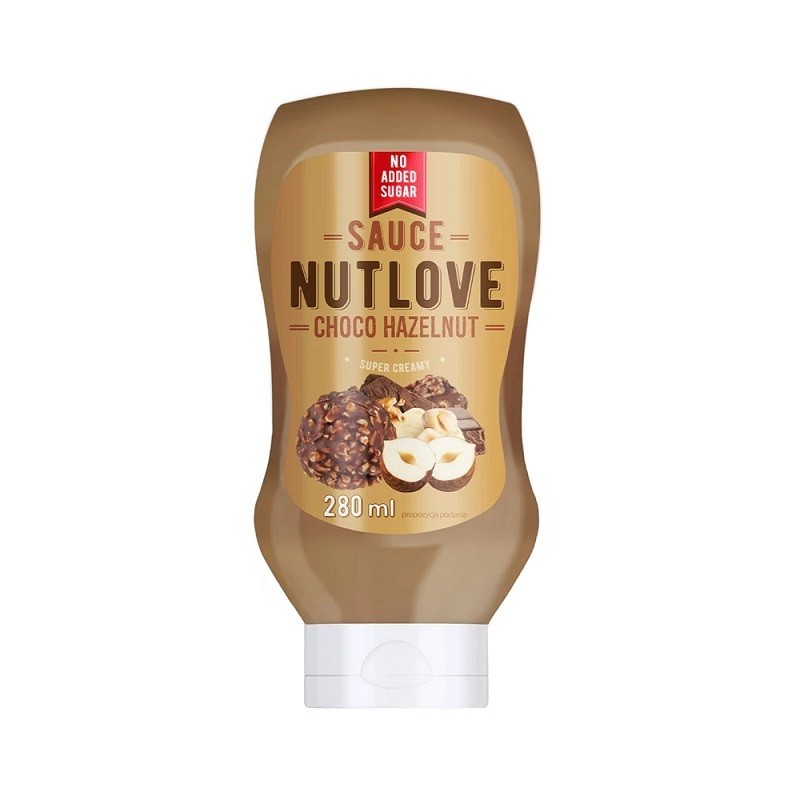 Nutlove Sauce Choco Hazelnut 280ml Allnutrition