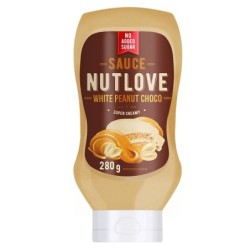 Nutlove Sos Biała Czekolada z Orzeszkami Ziemnymi 280ml Allnutrition