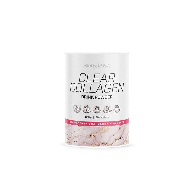 Clear Collagen Strawberry-Cranberry 308g BioTechUSA