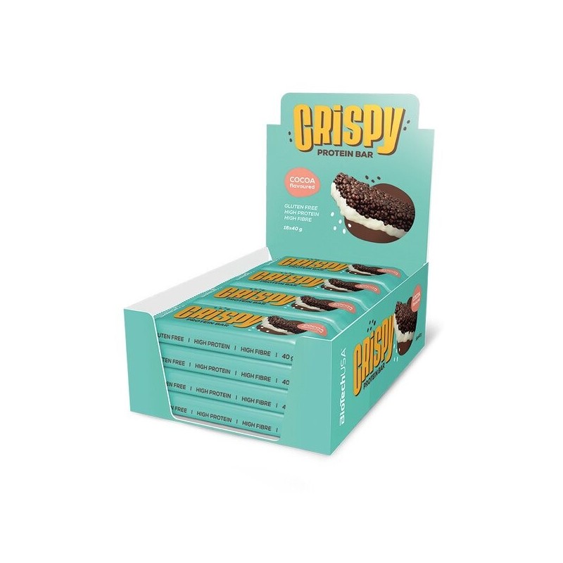 Crispy Protein Bar Cocoa 16x40g BioTechUSA