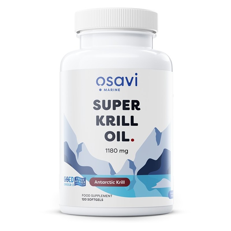 Super Olej z Kryla 1180mg 120 kapsułek Osavi