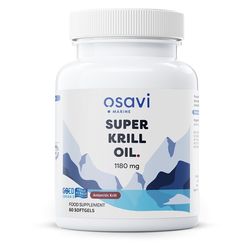 Super Krill Oil 1180mg 60 softgels Osavi