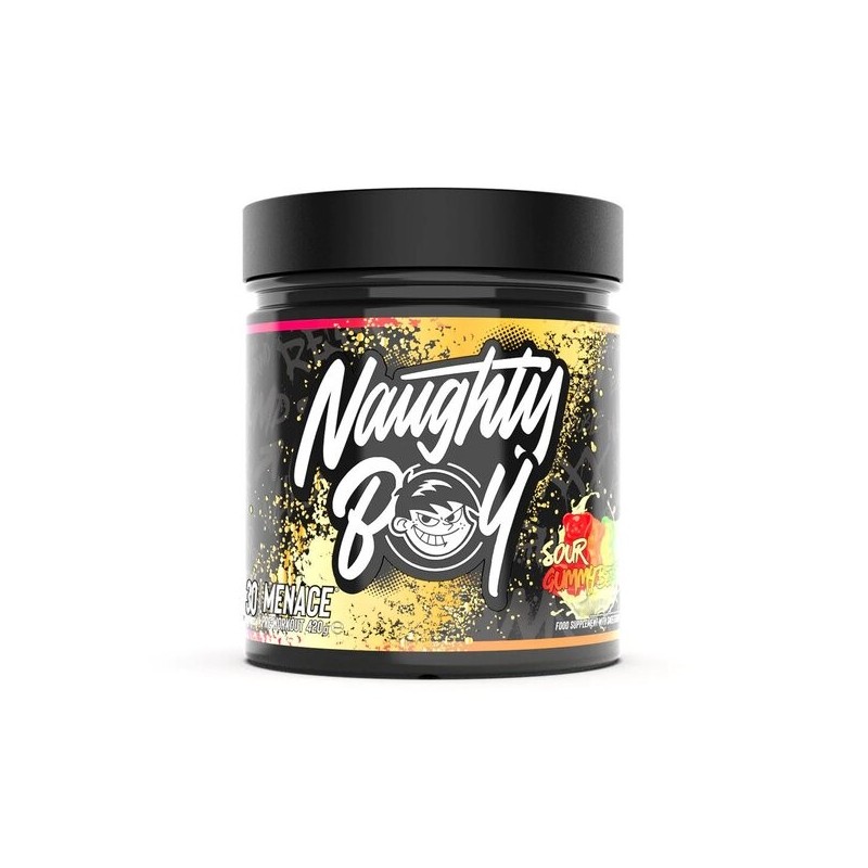 Menace VitaCholine + Taurine Sour Gummy Bears 420g Naughty Boy