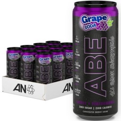 ABE Energy + Performance Cans Grape Soda 12x330ml Applied Nutrition