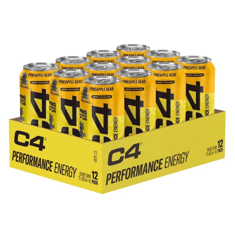 C4 Performance Energy Smak Ananasowy 12 x 500ml Cellucor