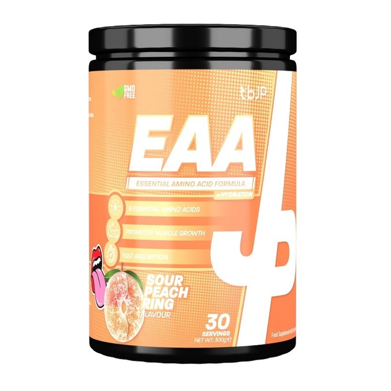 EAA + Hydration Sour Peach Ring 300g Trained by JP