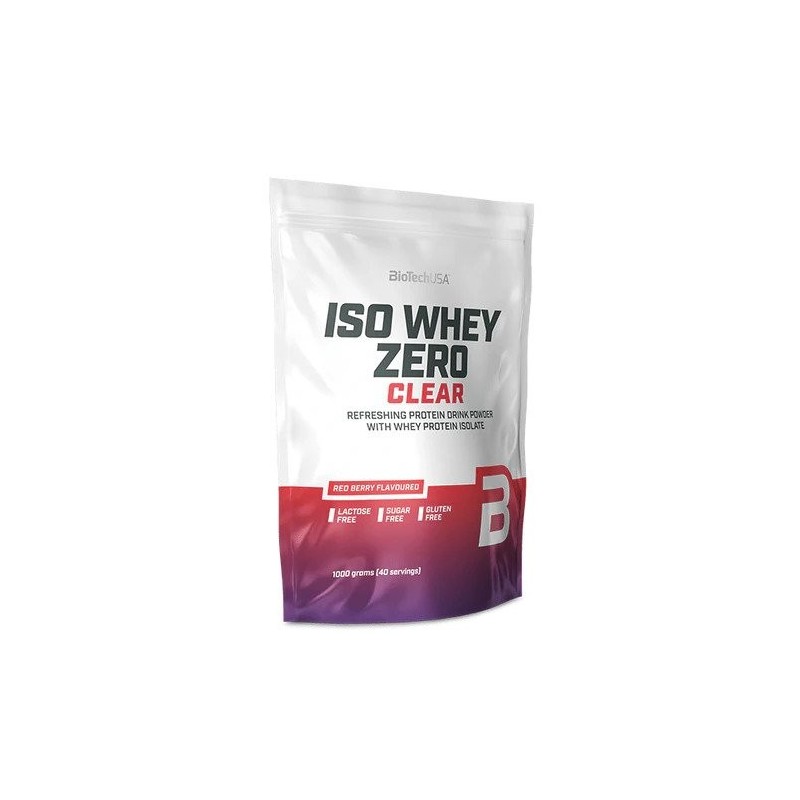 Iso Whey Zero Clear Red Berry 1000g BioTechUSA