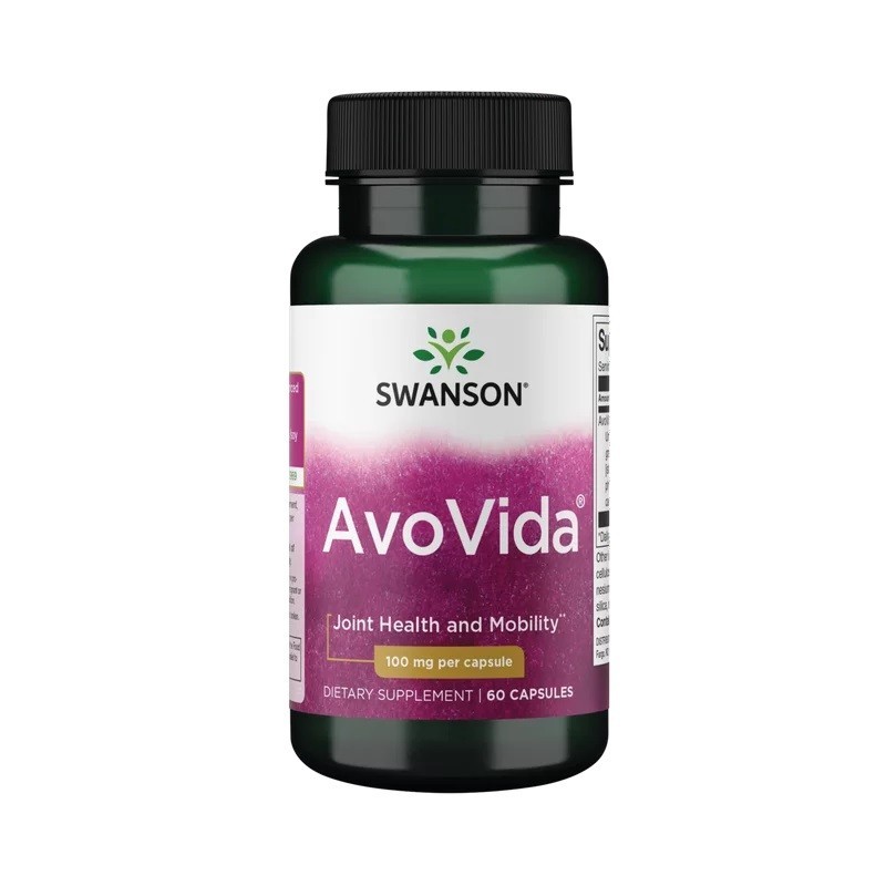 AvoVida (Maksymalna Siła), 100mg 60 kaps. Swanson