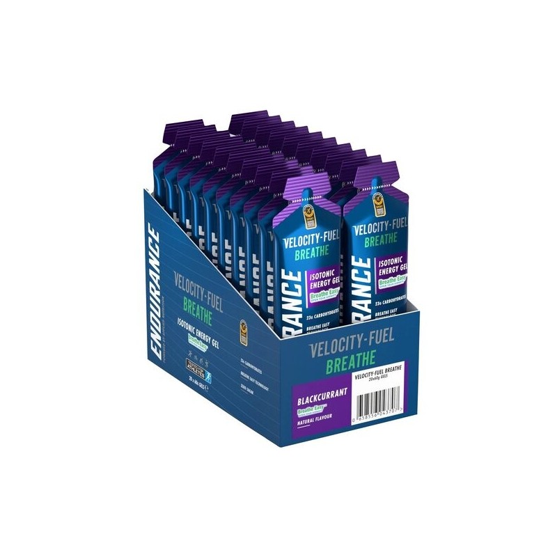 Endurance Breathe Żel Energetyczno Izotoniczny Czarna porzeczka 20x60g Applied Nutrition