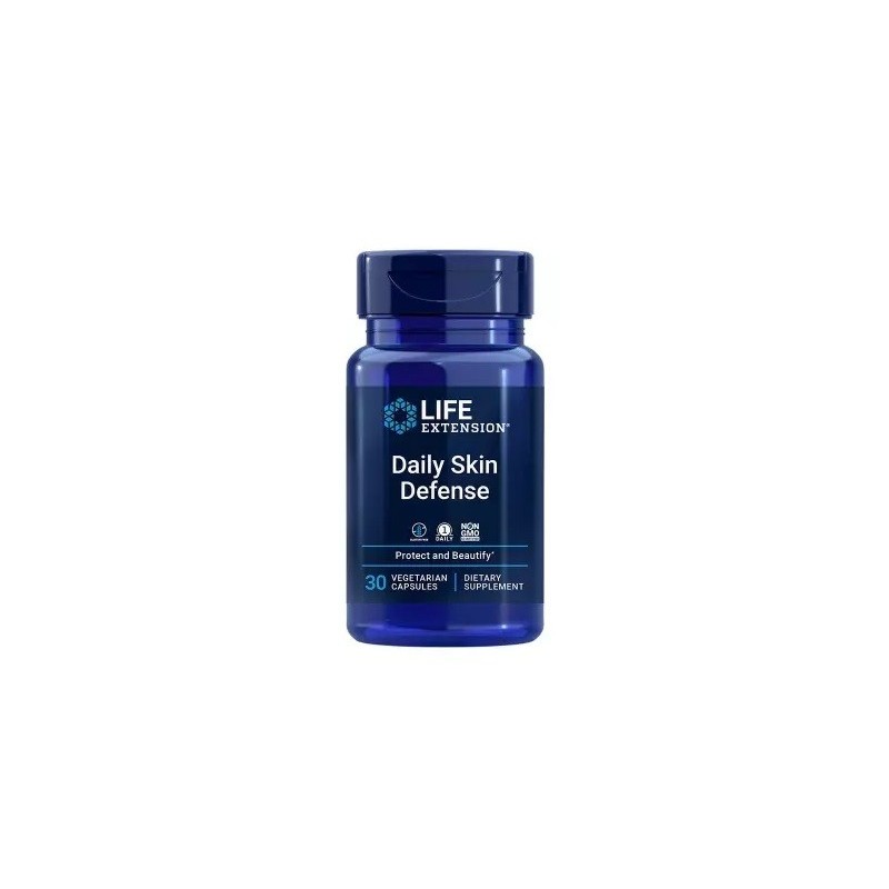Daily Skin Defense 30 vcaps Life Extension