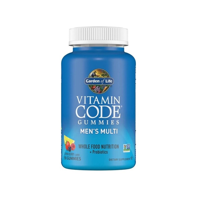 Vitamin Code Men's Multi Gummies Lemon Berry 90 gummies Garden of Life