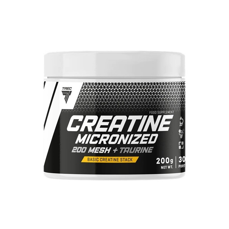 Creatine Micronized 200 Mesh + Taurine 200g Trec Nutrition