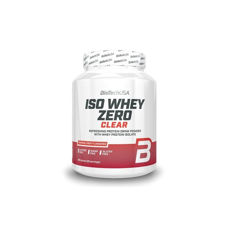 Iso Whey Zero Clear smak Tropikalne Owoce 500g BioTechUSA