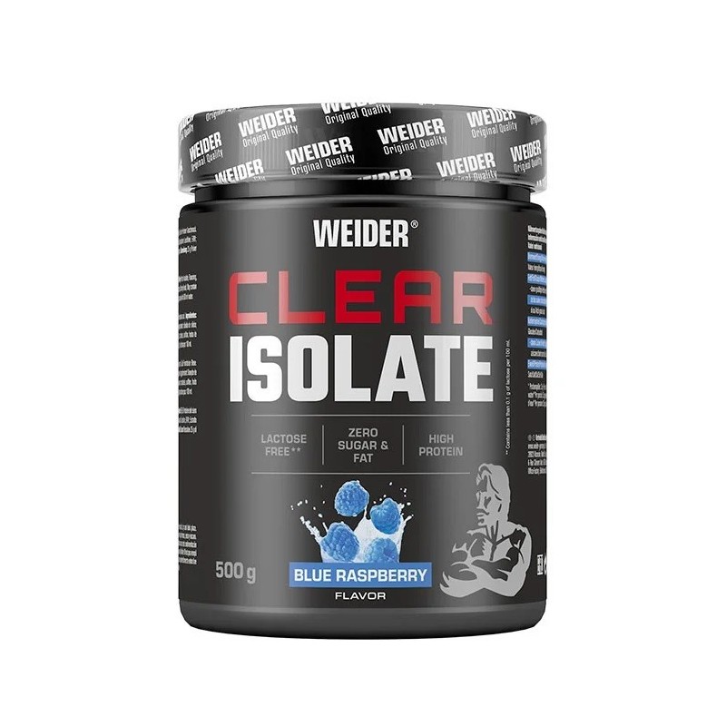 Clear Isolate Blue Raspberry 500g Weider