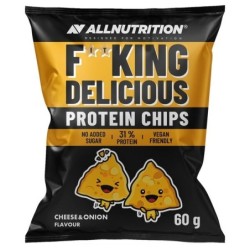 Fitking Delicious Proteinowe Chipsy Smak Ser i Cebula 60g Allnutrition