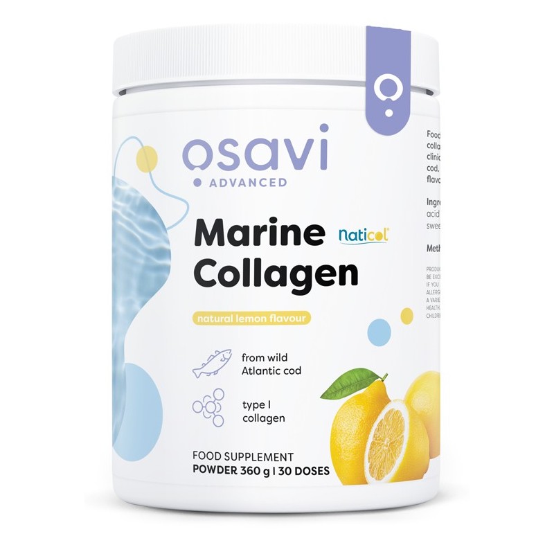 Marine Collagen Wild Cod Lemon 360g Osavi