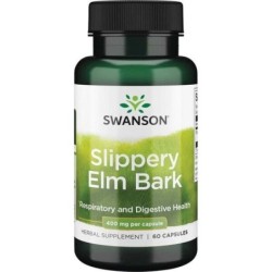 Slippery Elm Bark, 400mg 60 caps Swanson