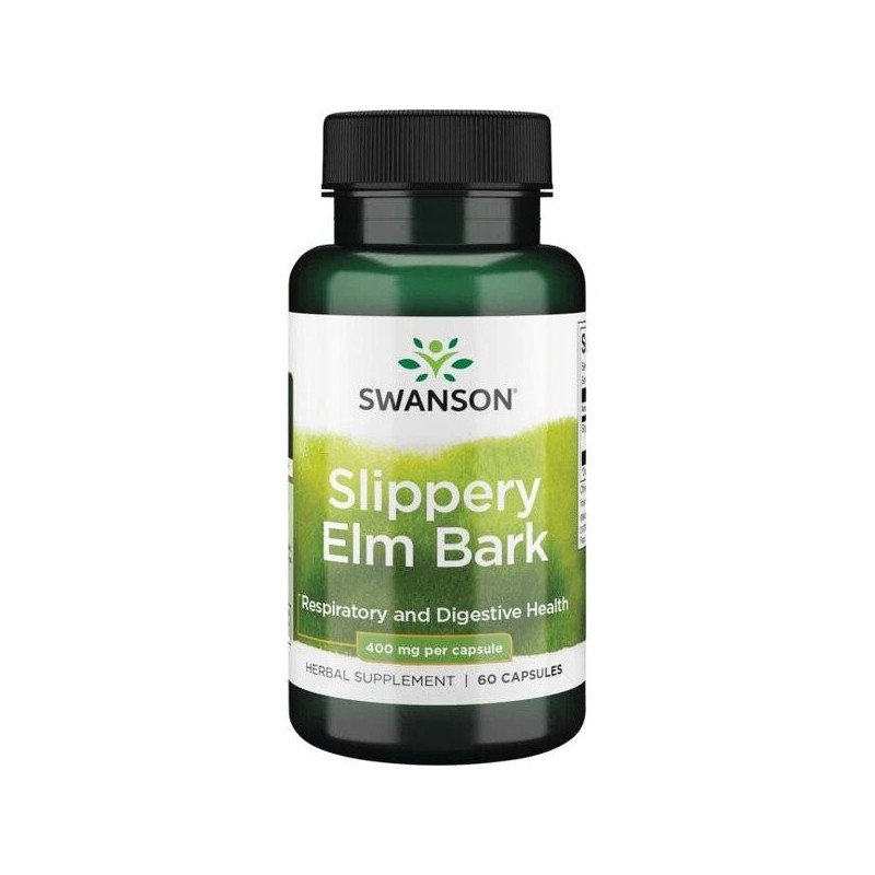 Slippery Elm Bark, 400mg 60 caps Swanson