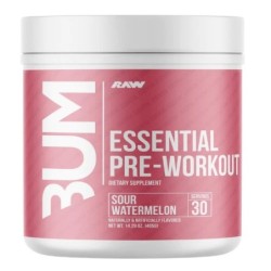 CBUM Essential Pre-Workout Sour Watermelon 405g Raw Nutrition