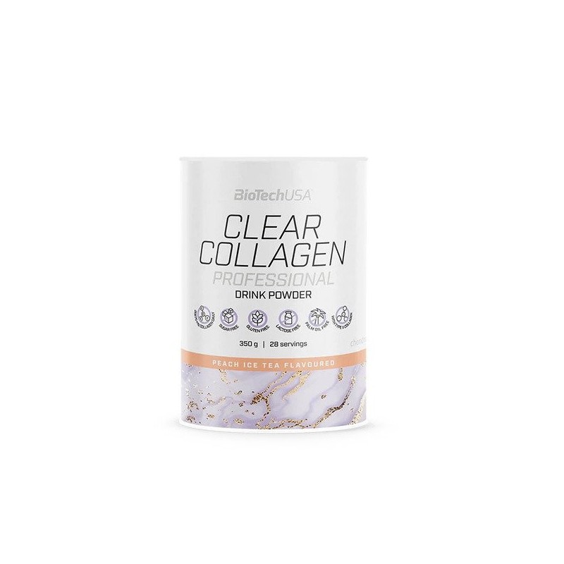 Clear Collagen Professional smak Brzoskwiniowa Herbata Mrożona 350g BioTechUSA