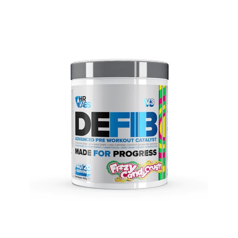 Defib V3 Advanced Pre Workout Catalyst Fizzy Candy Crush 420g HR Labs