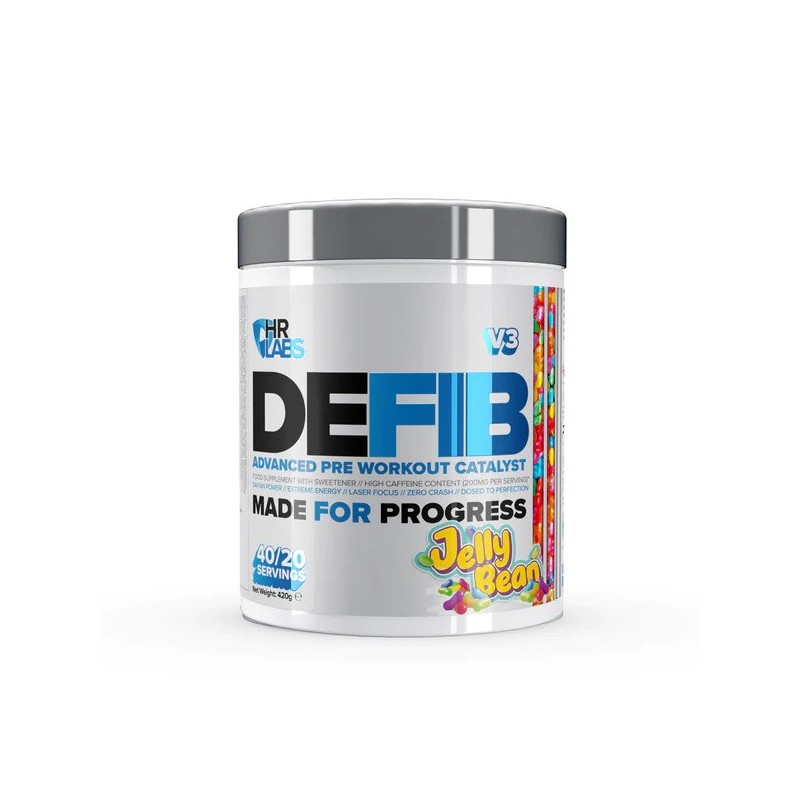 Defib V3 Advanced Pre Workout Catalyst Jelly Bean 420g HR Labs