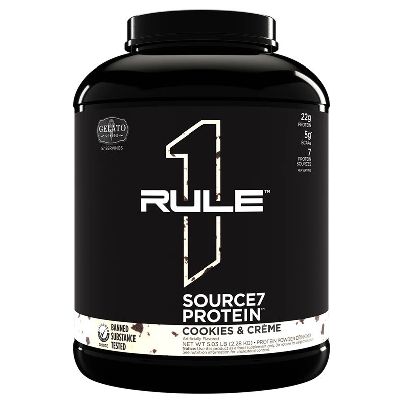 Source7 Protein Cookies & Creme Gelato 2280g Rule One