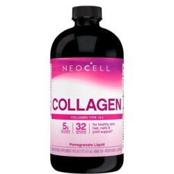 Collagen Type 1 & 3 Liquid Pomegranate 473ml NeoCell