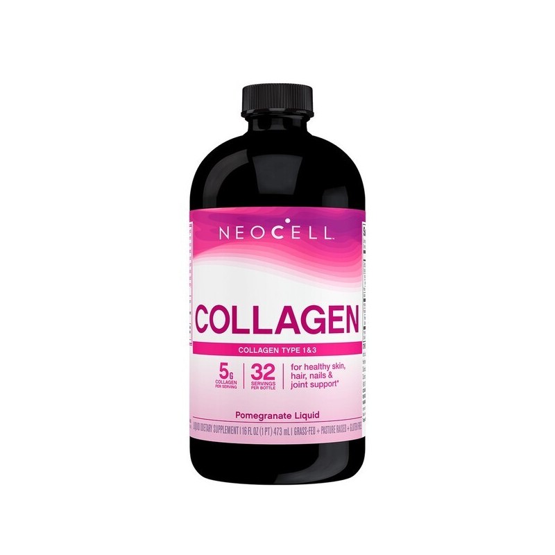 Collagen Type 1 & 3 Liquid Pomegranate 473ml NeoCell