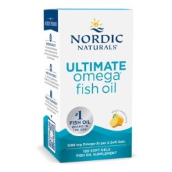 Ultimate Omega 1280mg Lemon 120 softgels Nordic Naturals