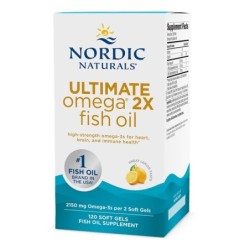 Ultimate Omega 2X 2150mg Smak Cytrynowy 120 kapsułek Nordic Naturals