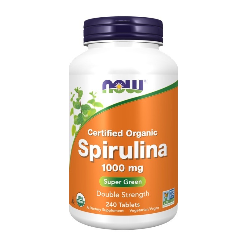 Spirulina 1000mg 240 tab. NOW Foods