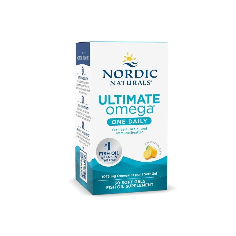 Ultimate Omega One Daily 1075mg Lemon 30 softgels Nordic Naturals