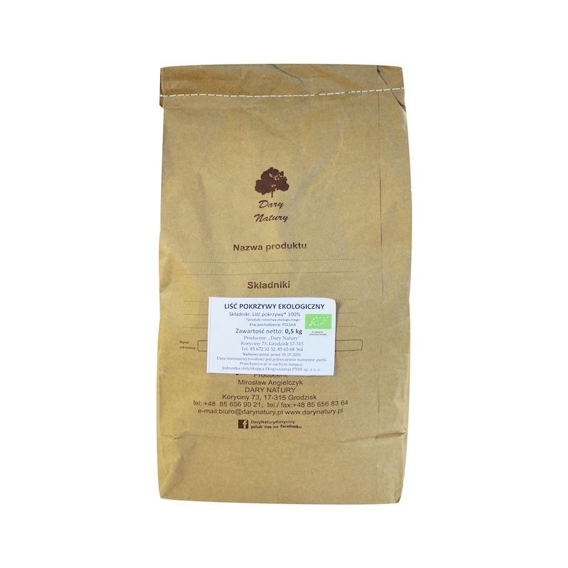 Organic Nettle Leaf 500g Dary Natury