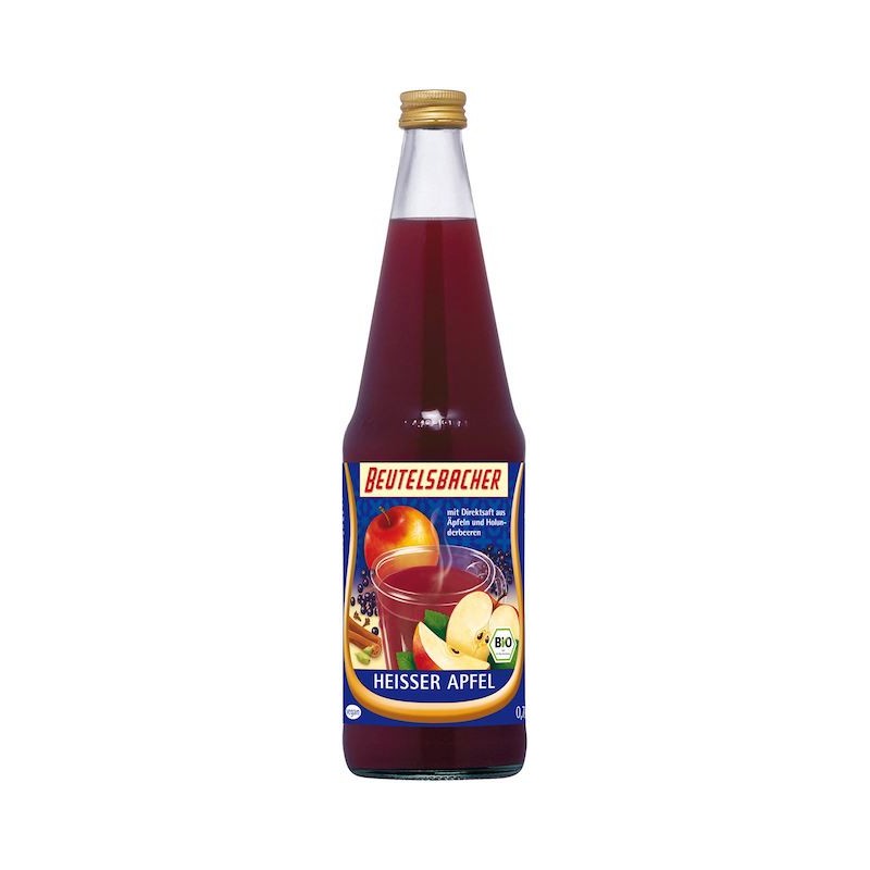 Organic Mulled Wine Non-Alcoholic Apple - Elderberry 700ml Beutelsbacher