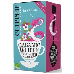 Organic White Tea With Raspberry 34g Clipper