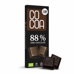 Organic Dark Chocolate 88% 40g Cocoa