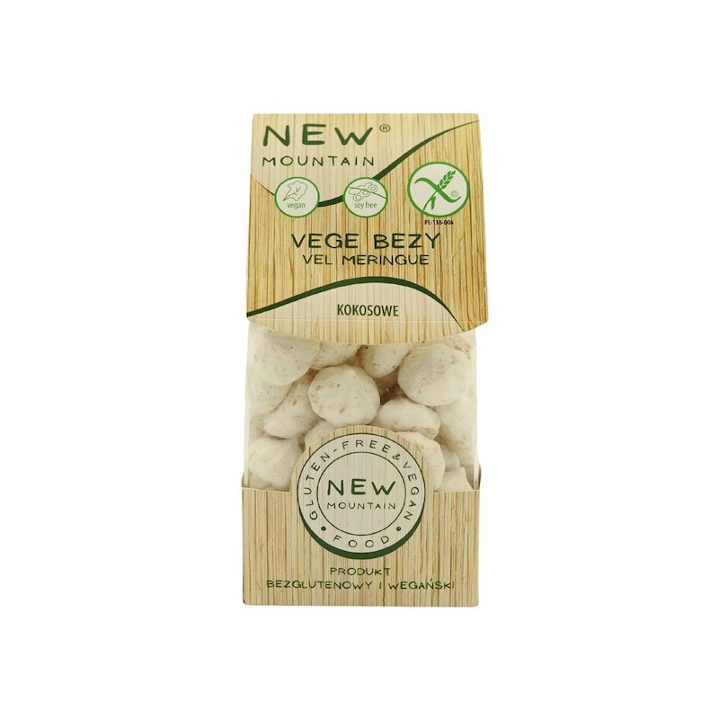 Vegan Gluten-Free Coconut Meringue 70g New Mountain