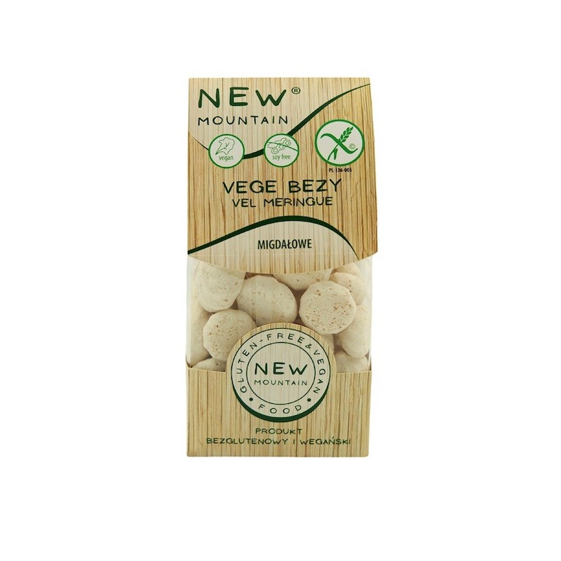 Vegan Gluten-Free Almond Meringue 70g New Mountain