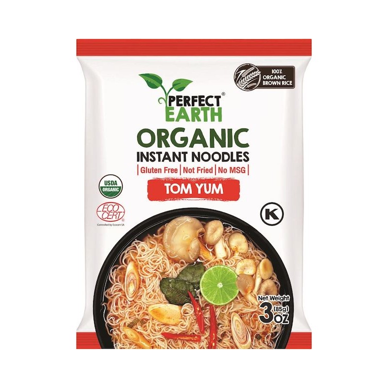 Organic Gluten-Free Instant Noodles Tom Yum 85g Perfect Earth