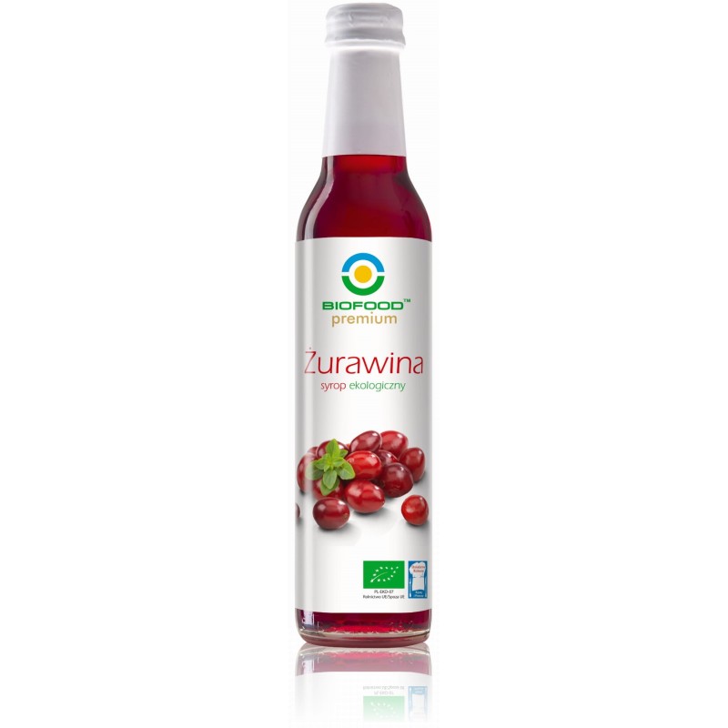 Organic Cranberry Syrup 250ml Bio Food