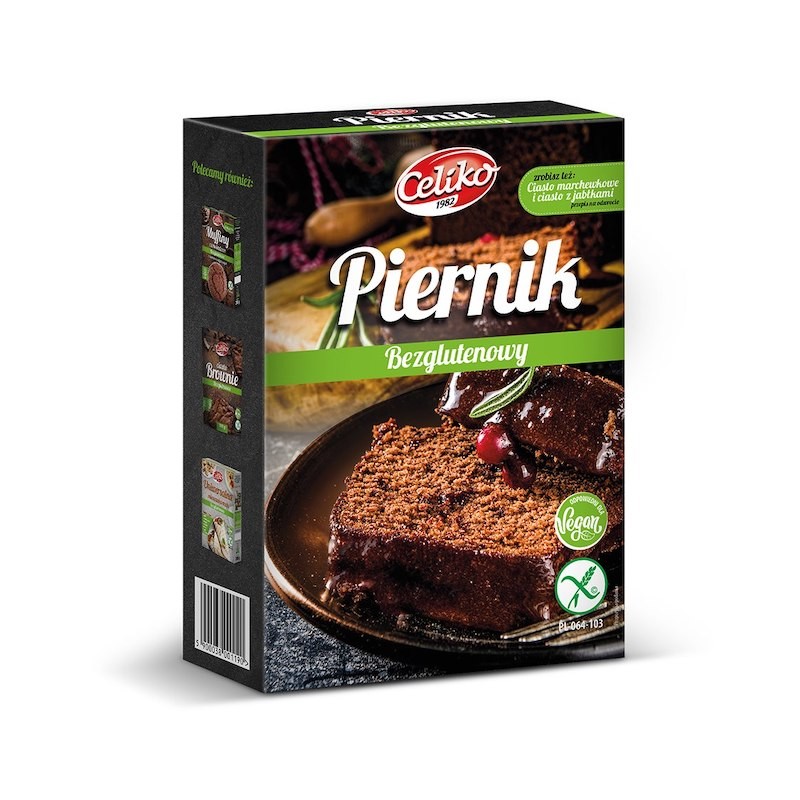 Mieszanka Do Wypieku Piernika Bezglutenowa Produkt Sezonowy 300g Celiko