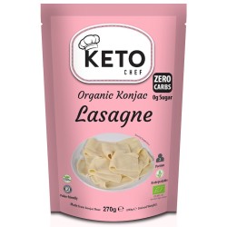 Makaron (Konjac) Lasagne Bezglutenowy BIO 270g (200g) Keto Chef (Better Than Foods)