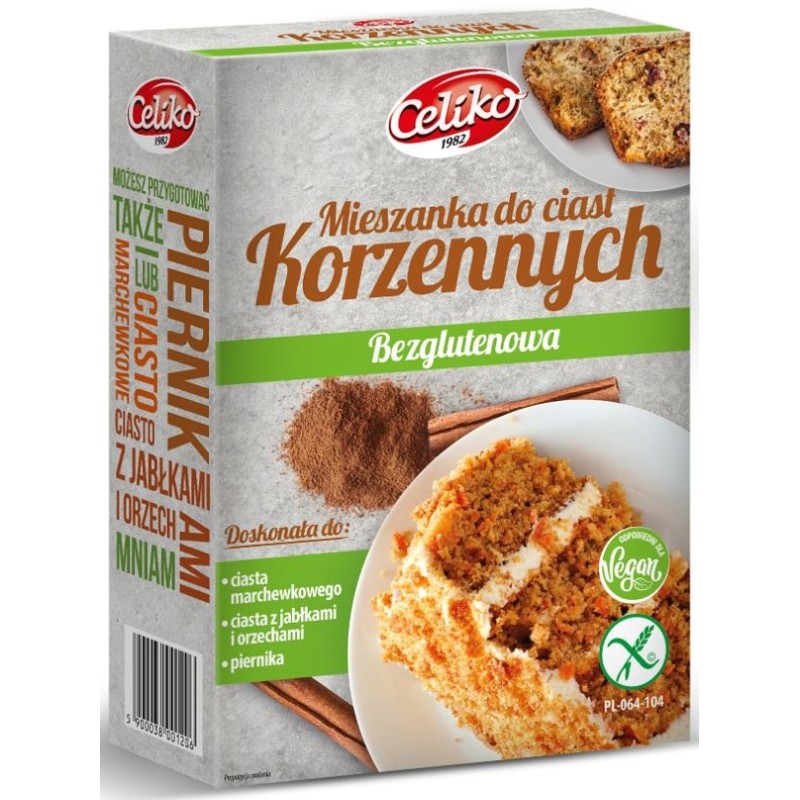 Mieszanka Do Wypieku Ciasta Korzennego Bezglutenowa (Produkt Sezonowy) 300g Celiko