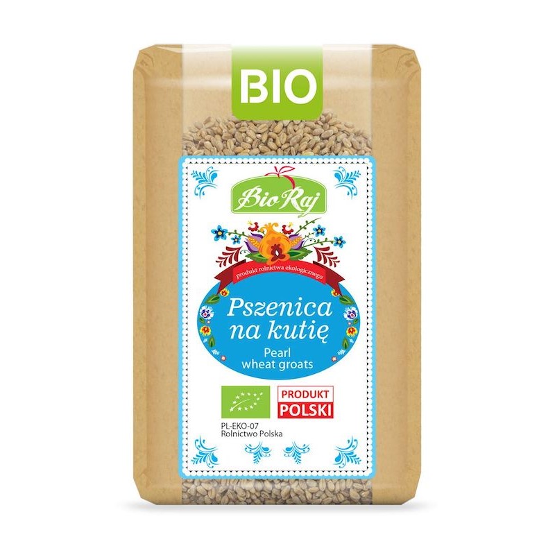 Organic Pearl Wheat Groats 500g Bio Raj