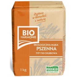 Mąka Pszenna Chlebowa Typ 750 BIO 1kg Probio (Bioharmonie)