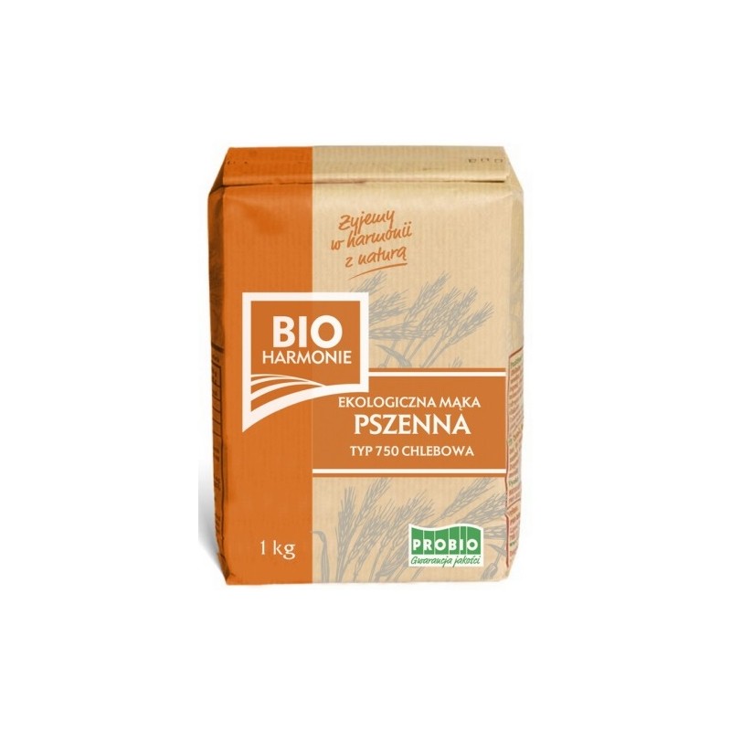 Mąka Pszenna Chlebowa Typ 750 BIO 1kg Probio (Bioharmonie)