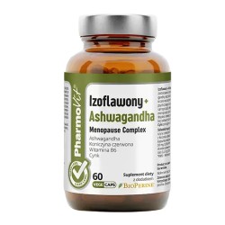 Gluten-Free Isoflavone + Ashwagandha Menopause Complex Bezglutenowe 60 Caps Pharmovit (Clean Label)